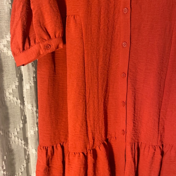 Collared drop waist shirt dress - Picture 4 of 6